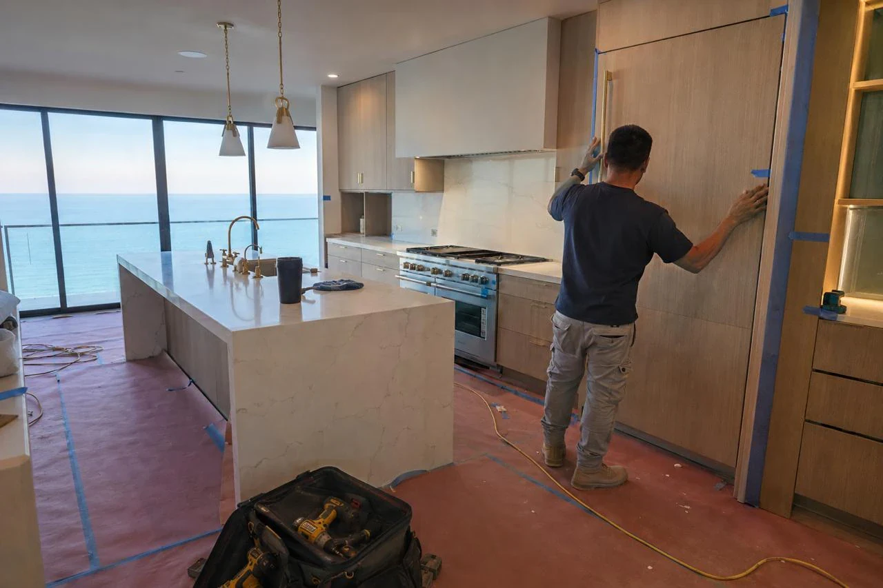 Appliance repair in a San Diego kitchen