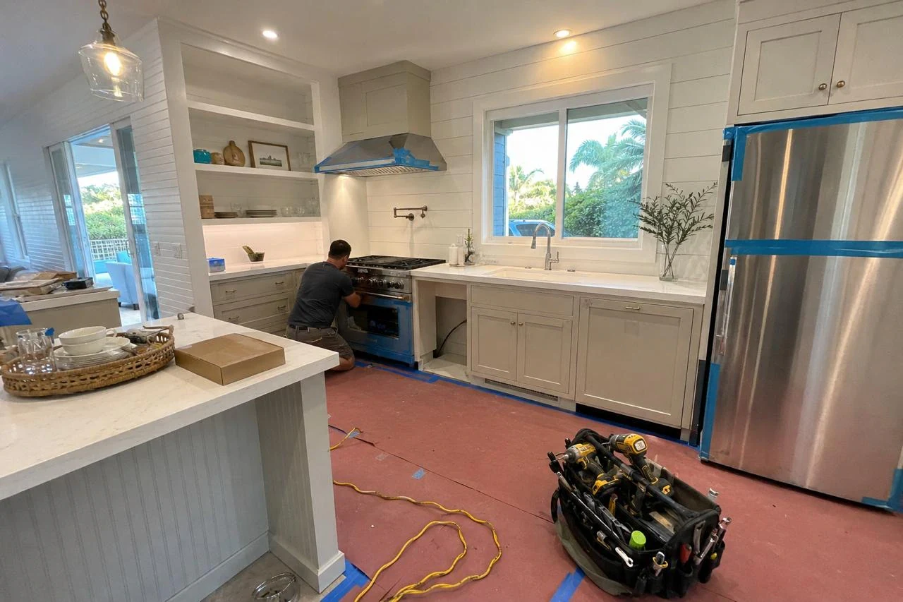 Appliance repair in a Tustin kitchen