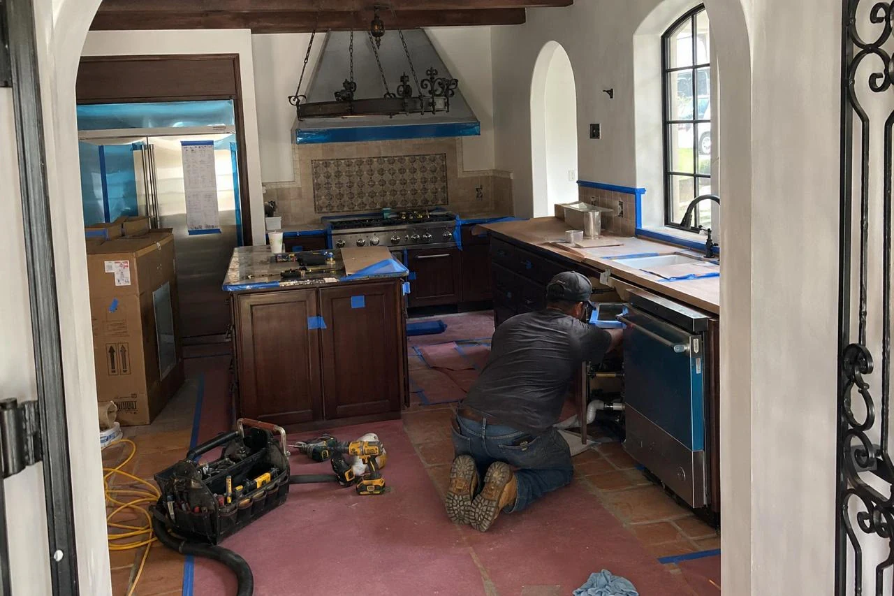 Appliance repair in a Rancho Bernardo kitchen