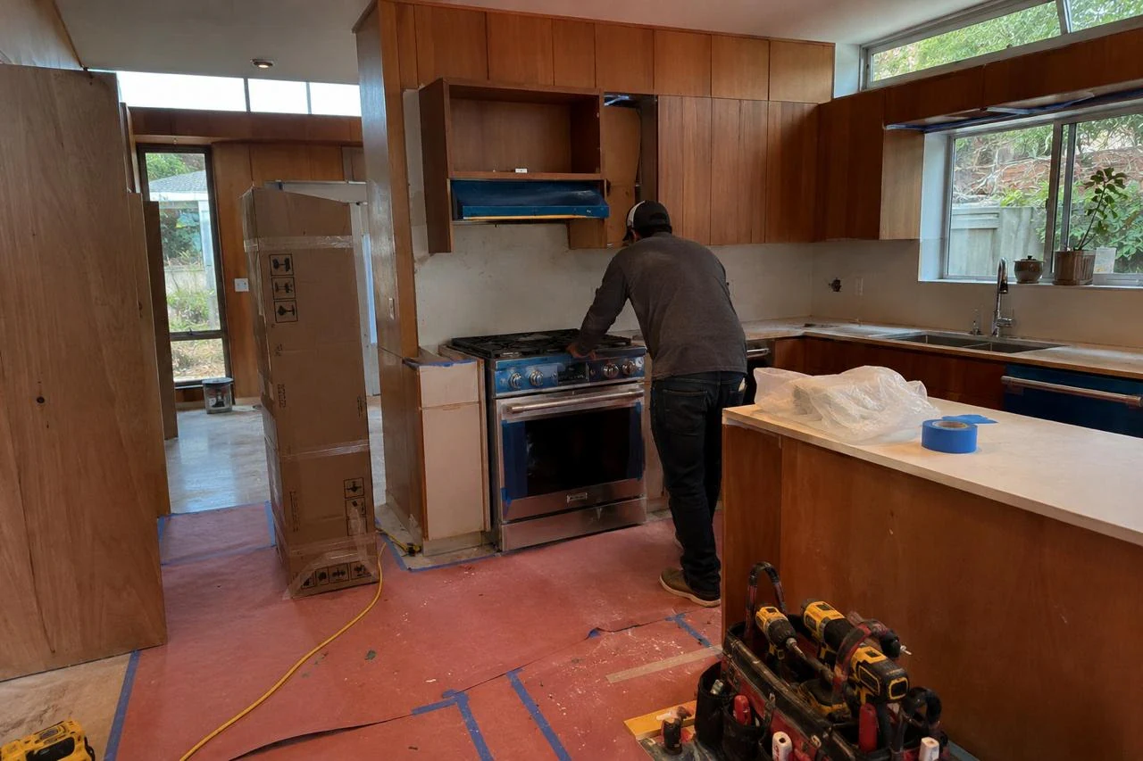 Appliance repair in a Anaheim Hills kitchen