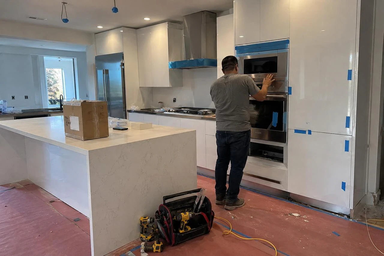 Appliance repair in a Vista kitchen