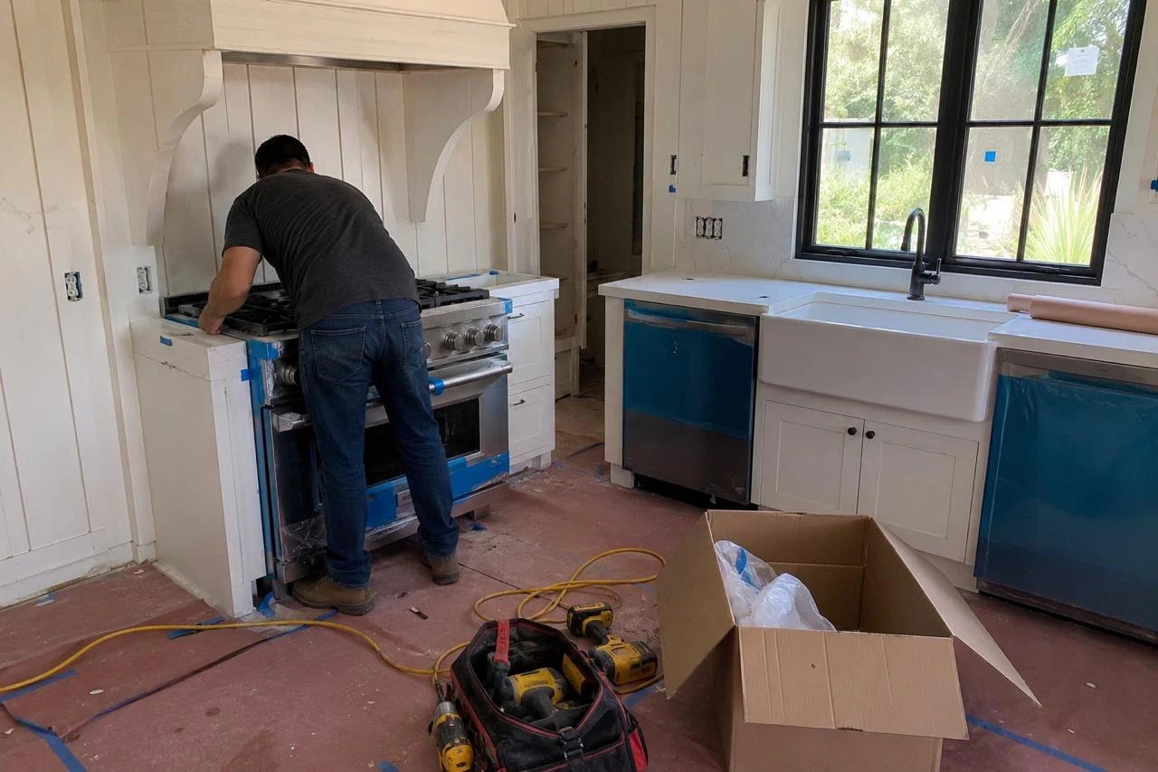 Appliance repair in a Huntington Beach kitchen
